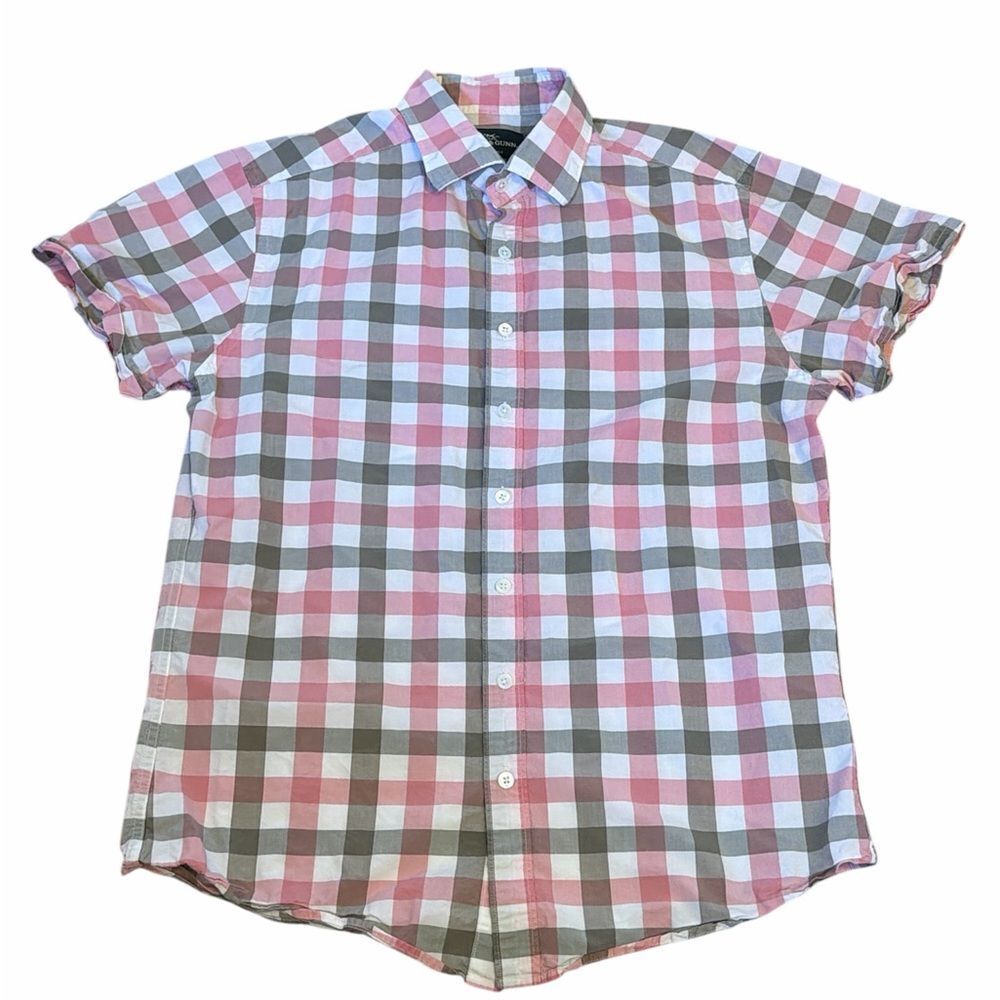 Rodd & Gunn Casual Pink and Gray Plaid Shirt